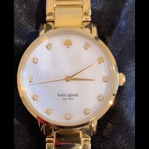 KATE SPADE gold link watch